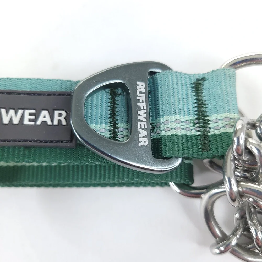 NWoT Ruffwear Chain Reaction Dog Collar Teal and Green 20-26 Inch
